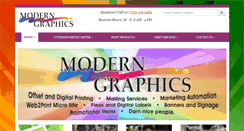 Desktop Screenshot of moderngraphics.com